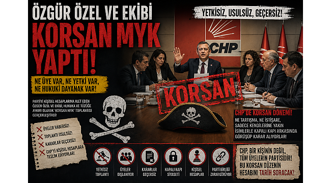 Manisa vekili Özgür Özel ekibininden " korsan MYK "