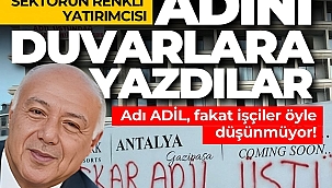 Adil Üstündağ'a işçilerden protesto!