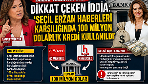 "Tamar Tanrıyar'dan dikkat çeken iddia: 'Seçil Erzan haberleri karşılığında 100 milyon dolarlık kredi kullanıldı'"