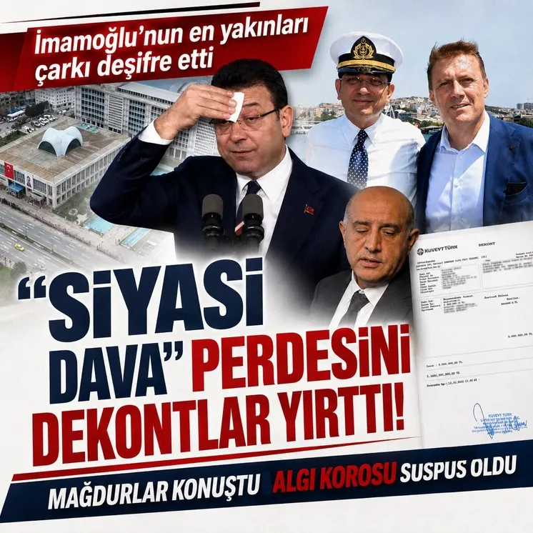 İmamoğlu'nun en yakınları rüşvet çarkını deşifre etti: "Siyasi dava" yalanı çöktü